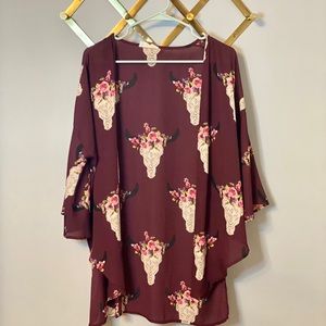 Peach Love California Kimono